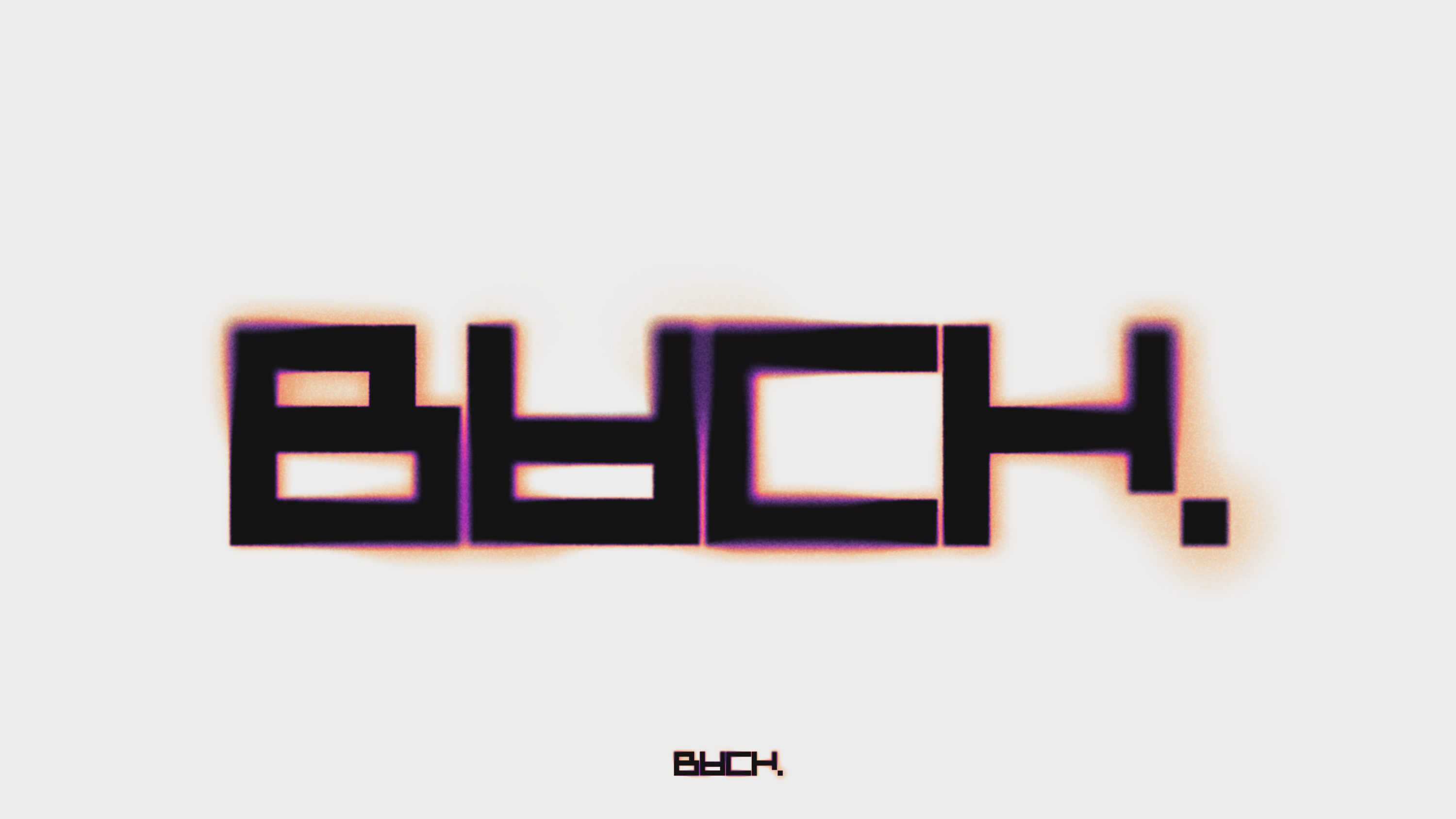 BACH. logo on white background