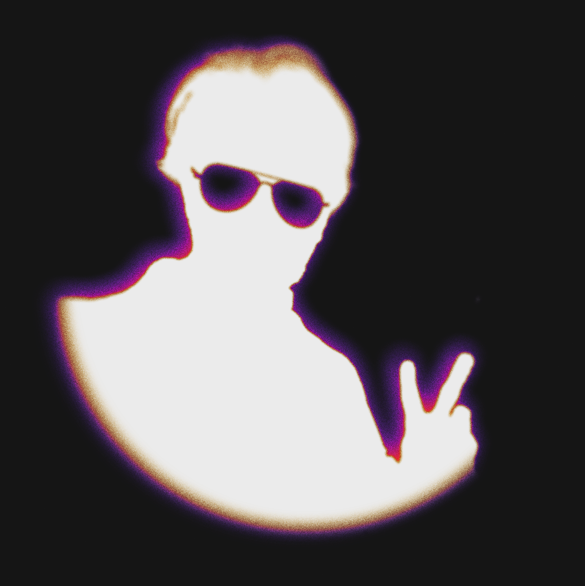 BACH. profile picture on black background
