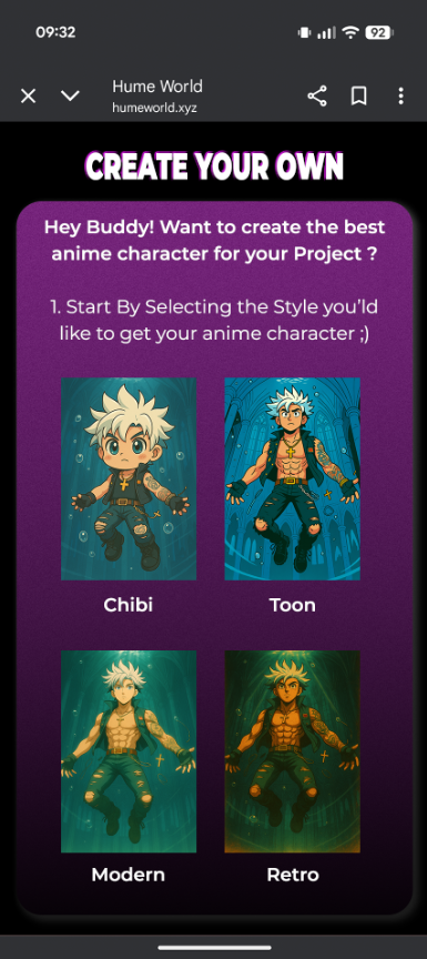 App UI process step 01