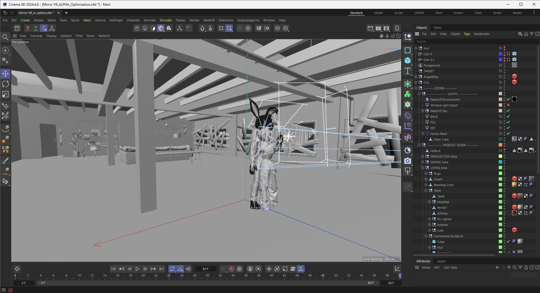 Angelbaby Cinema 4D scene breakdown