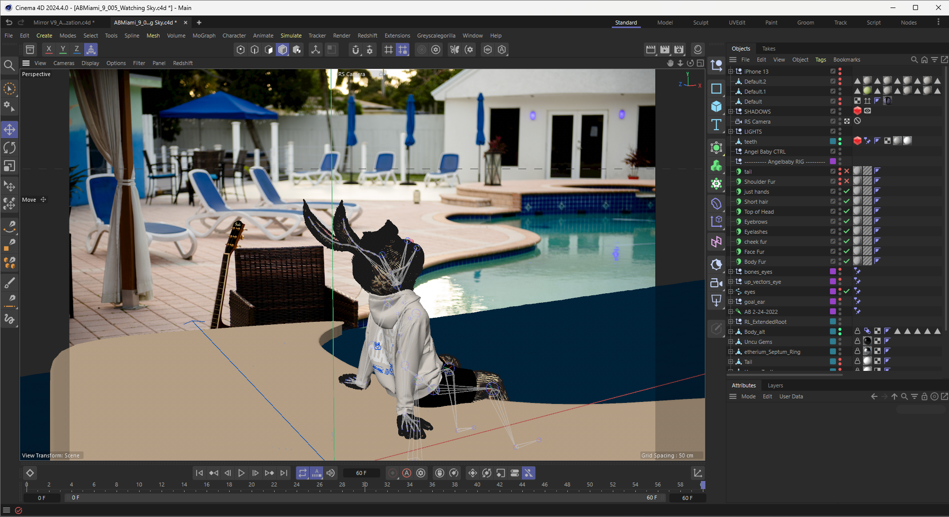 Angelbaby real footage Cinema 4D setup breakdown